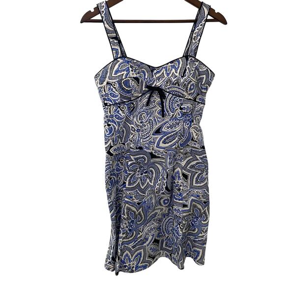 R&K Dresses & Skirts - Vintage Y2K R&K Originals Petite Paisley Sundress Blue Mini Dress Size 4P